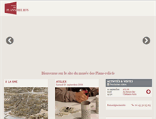 Tablet Screenshot of museedesplansreliefs.culture.fr