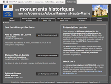 Tablet Screenshot of edifices-parcs-proteges-champagne-ardenne.culture.fr