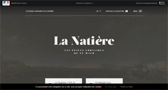 Desktop Screenshot of natiere.culture.fr