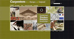 Desktop Screenshot of en.charpentiers.culture.fr