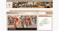 Desktop Screenshot of culture.gov.bf