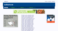 Desktop Screenshot of culture.cz